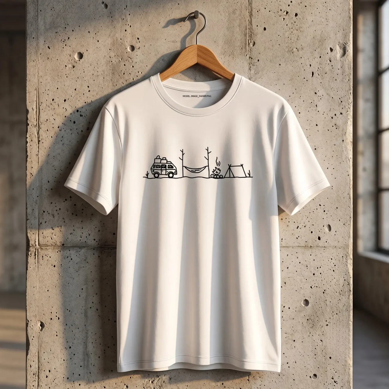 Basecamp Line Graphic Tee