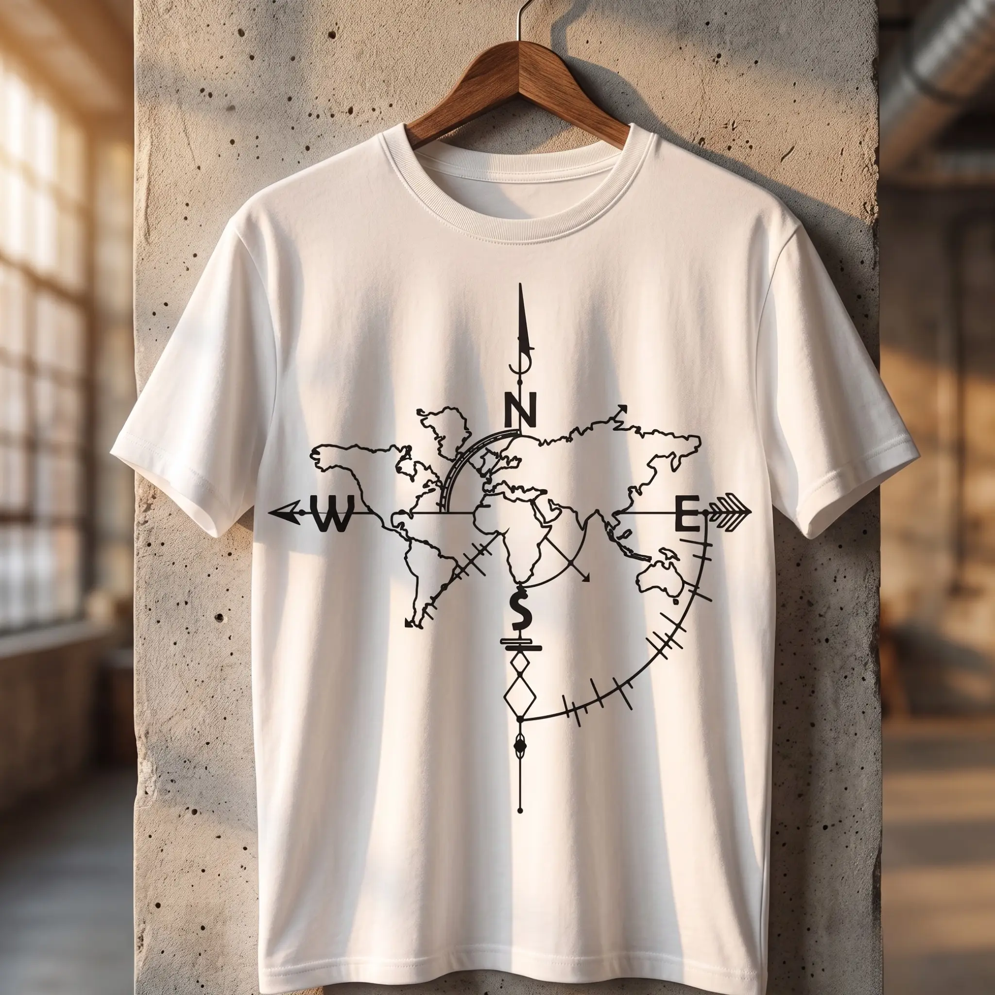 True North Map Graphic Tee