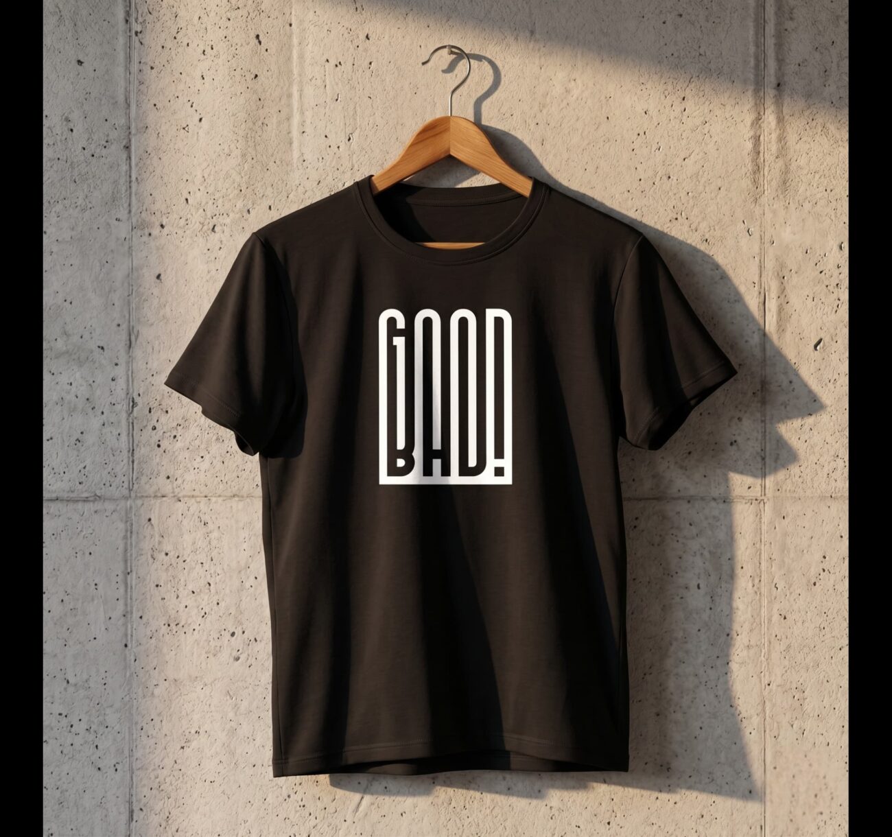 Good Bad Dual Typography