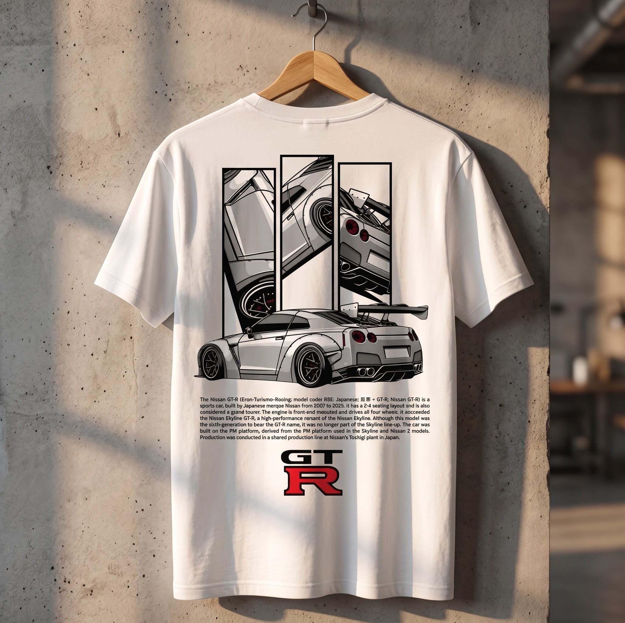 Nissan GT-R R35 Spec Graphic Tee