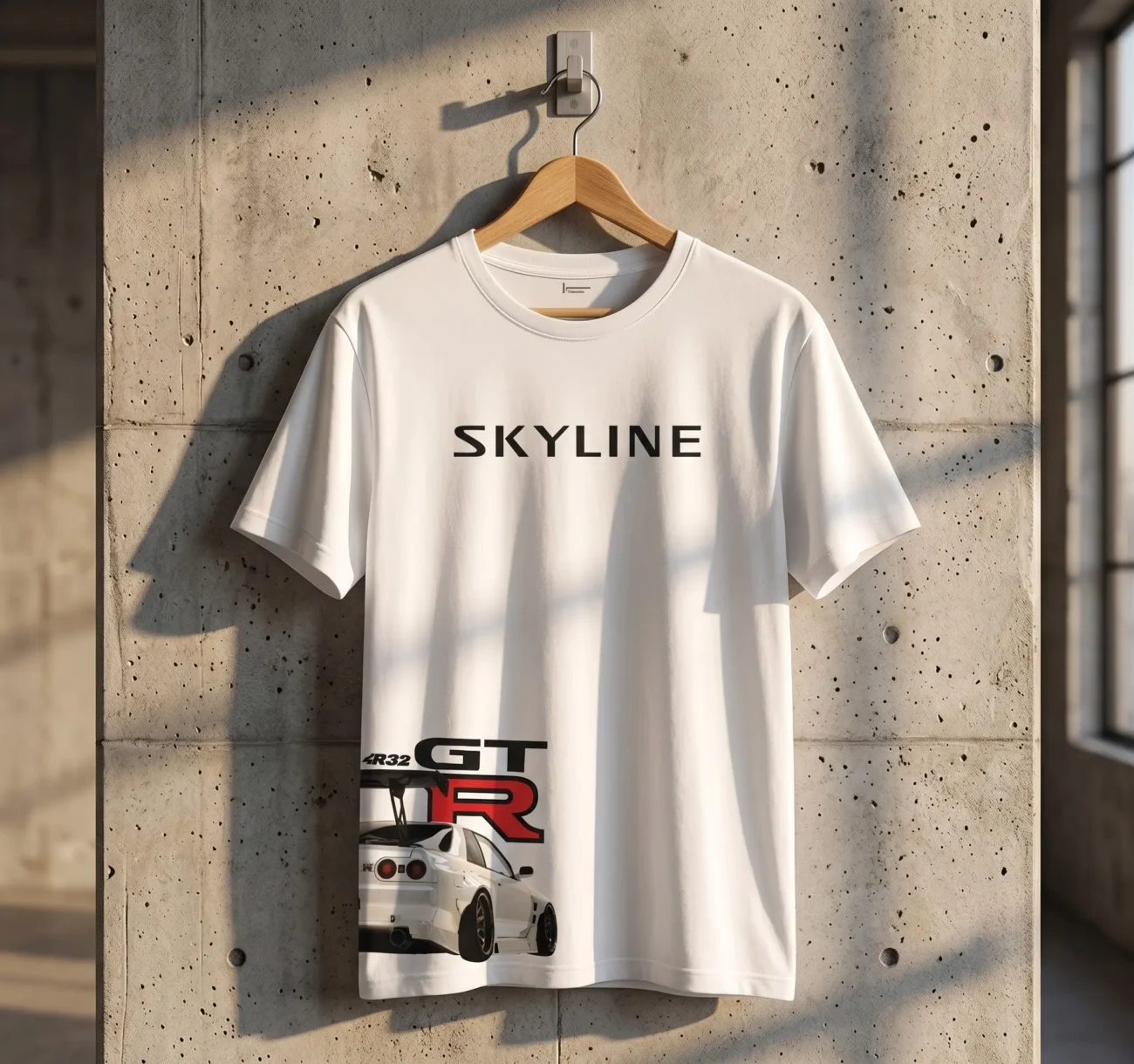 Skyline GT-R R32 Asymmetric Graphic Tee